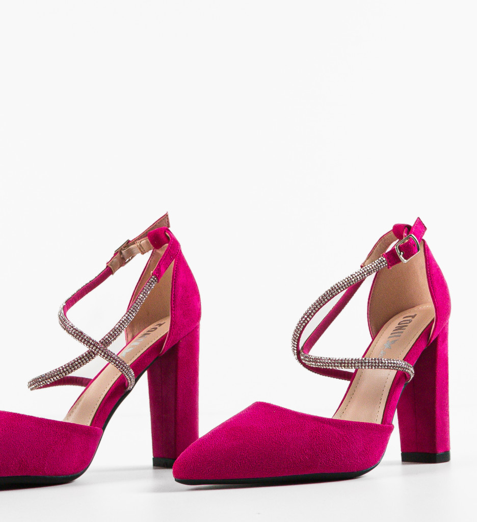Pantofi Toc Fuchsia Jess - Eleganță Asigurată - imagine 6