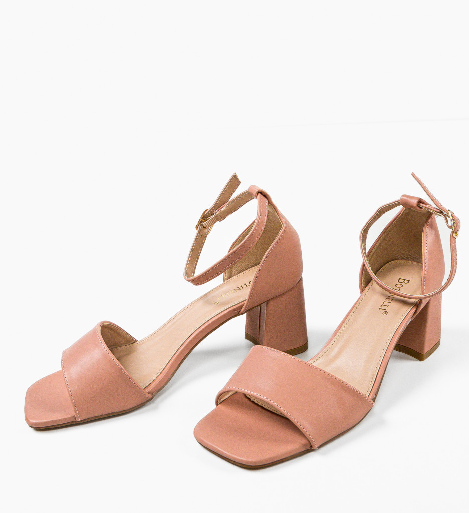 Sandale Toc Mayare Nude Elegante - imagine 5