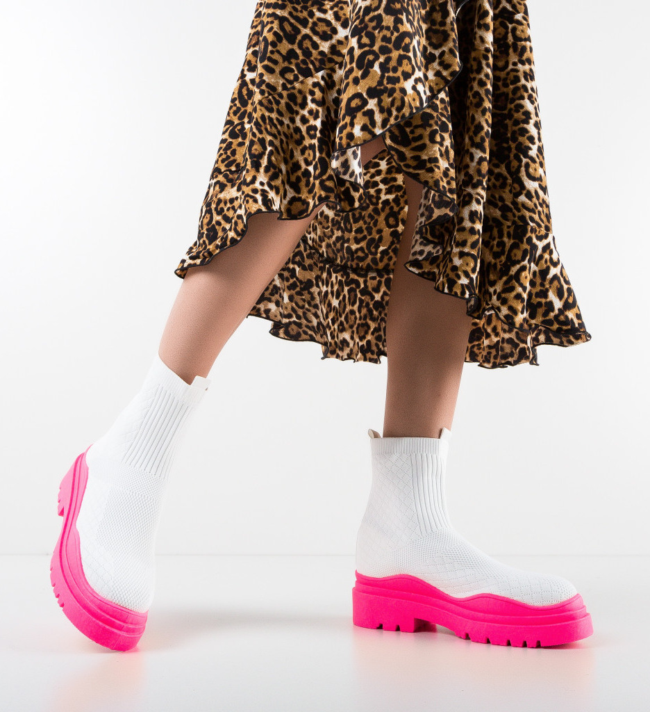 Sneakers Dama Julia Fuchsia - Confort și Stil - imagine 3