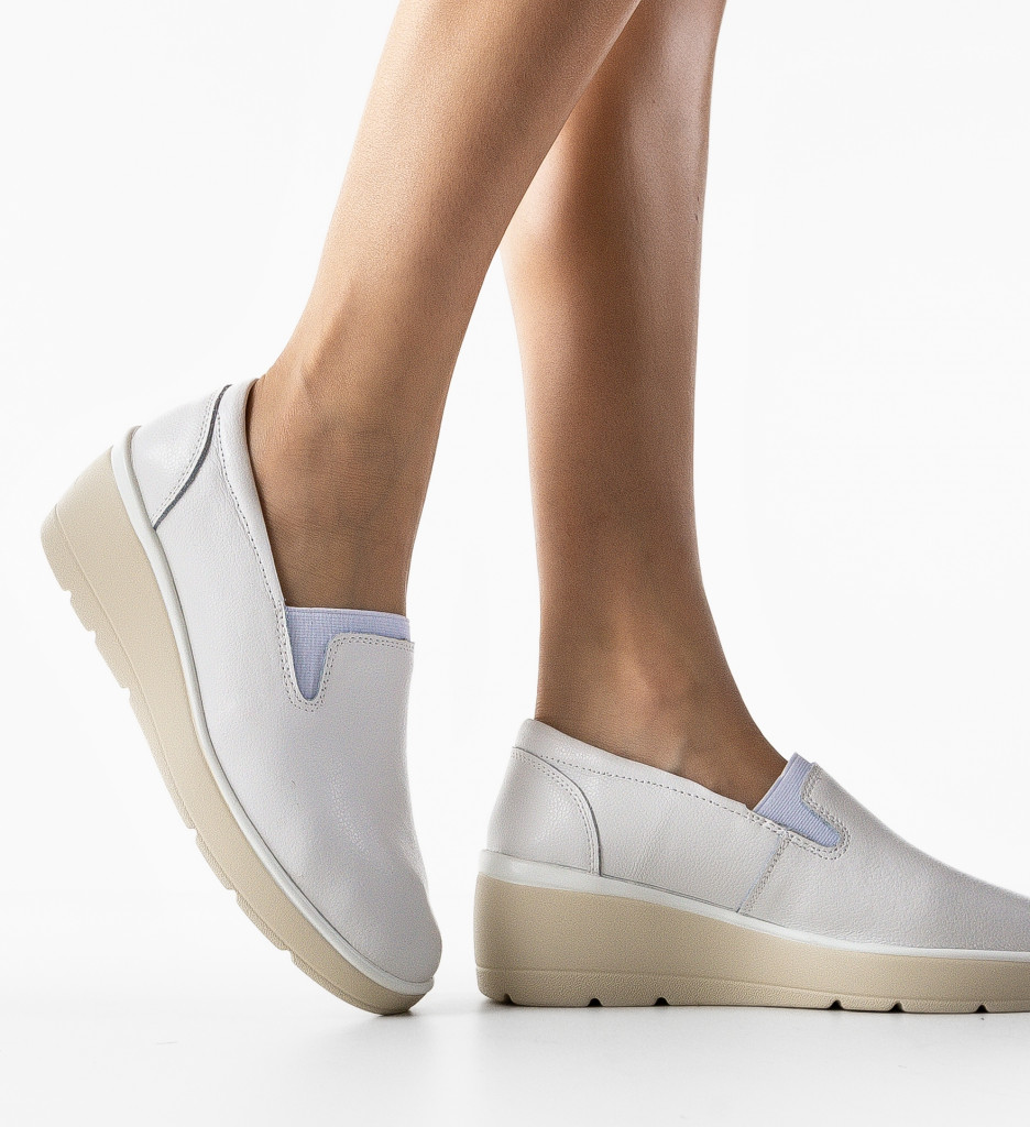 Pantofi Casual Yanam Albi - Confort și Stil - imagine 2
