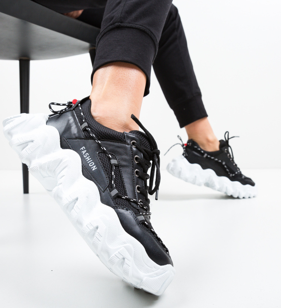 Pantofi Sport Jasmine Negri – Confort și Stil