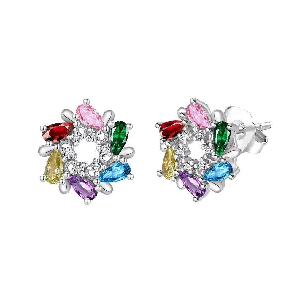 Cercei Argint Delis JW1762 - Eleganță Multicolor