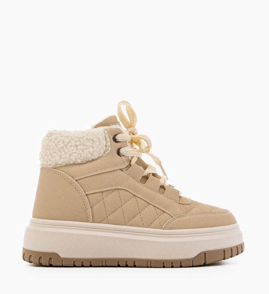 Sneakers Dama Yry Bej - Confort și Stil - imagine 5