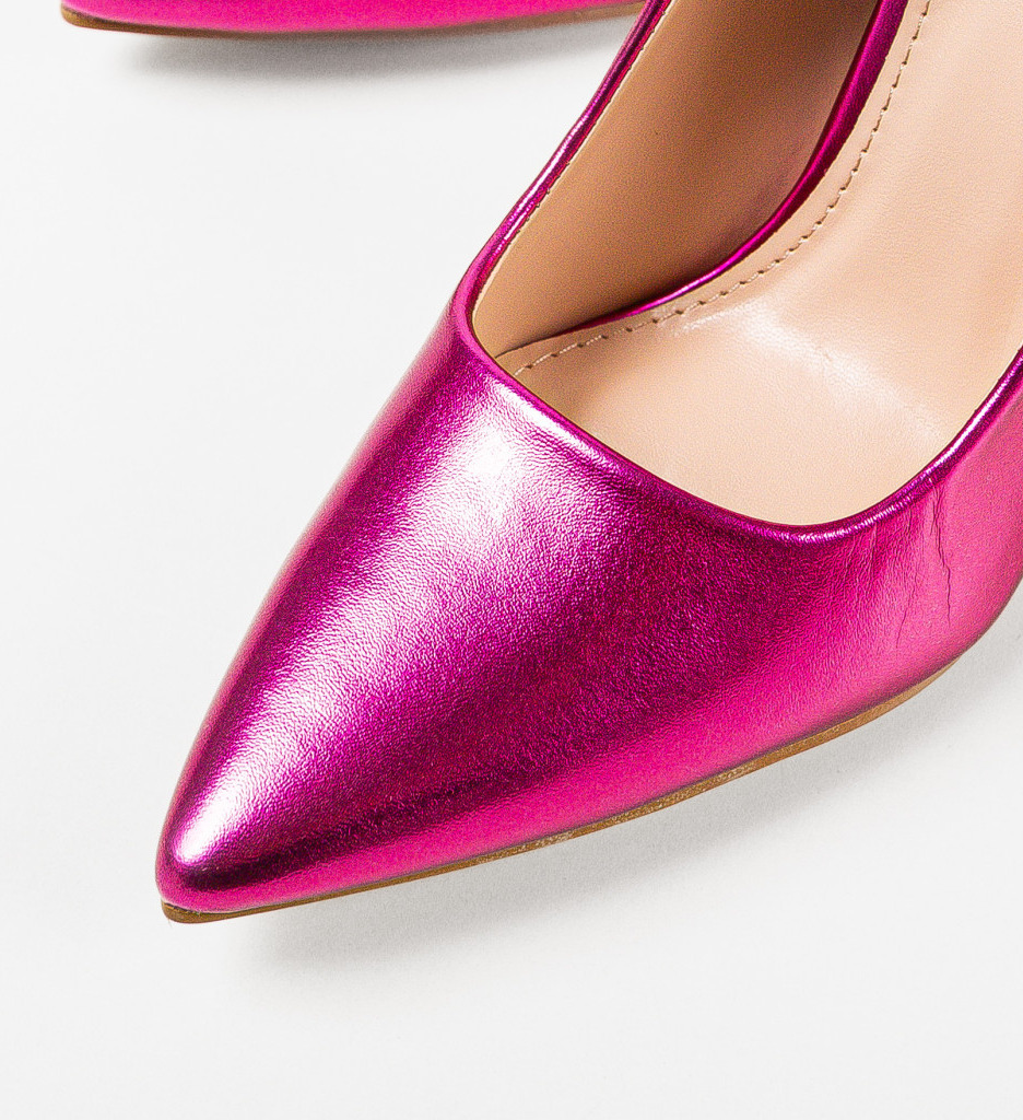 Pantofi cu Toc Plazyn Fuchsia - Stil Feminin Remarcabil - imagine 3