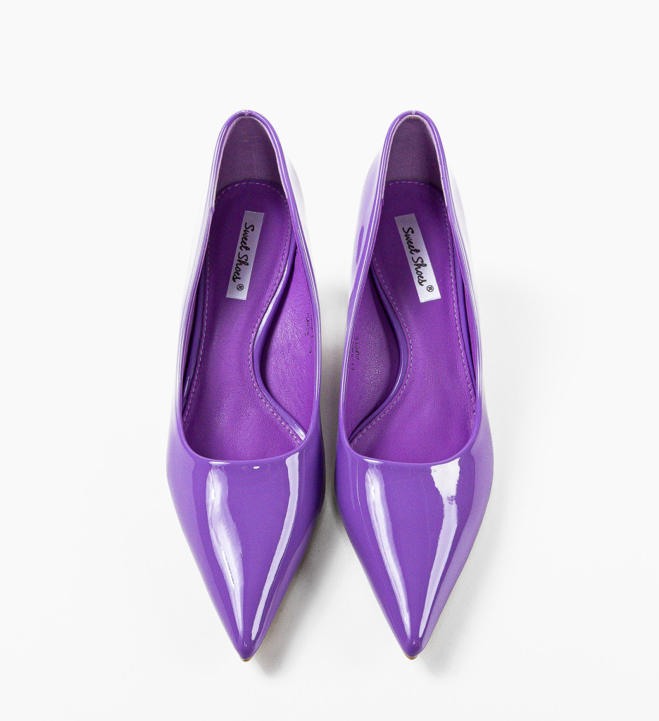 Pantofi cu Toc Lenn Mov | Eleganță Pură - imagine 7
