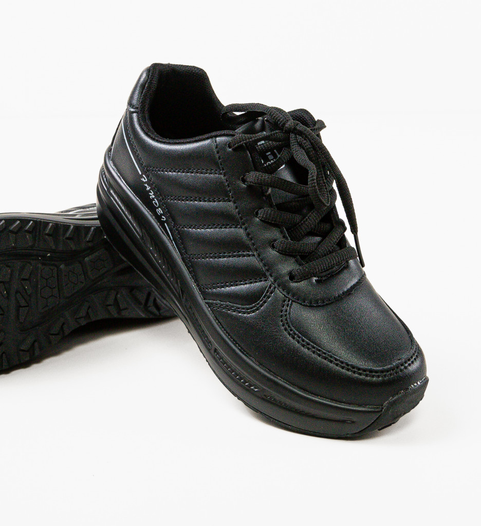 Sneakers Tranaf Negri - Confort și Stil - imagine 5