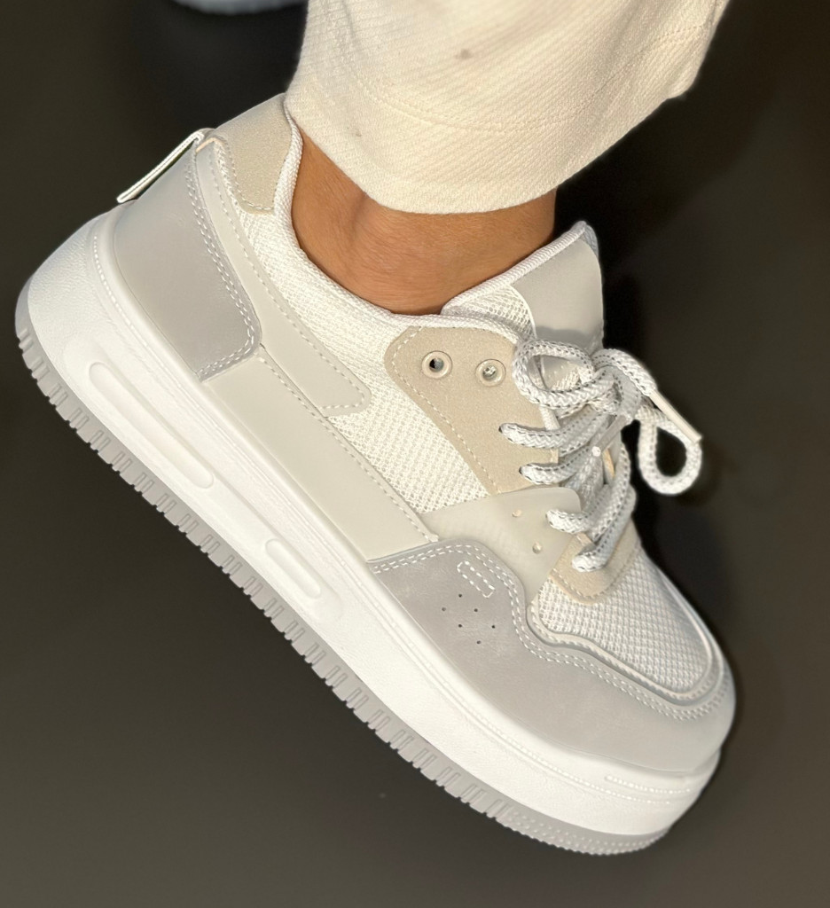 Sneakers Dama Yijun Gri - Confort și Stil Urban - imagine 3