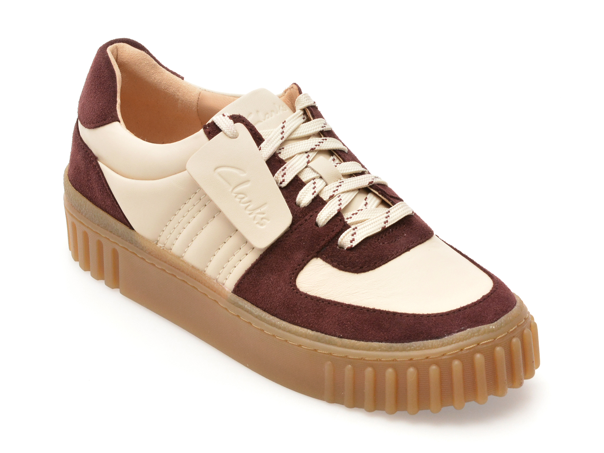 Clarks MAYHILL LACE - Pantofi Sport Piele