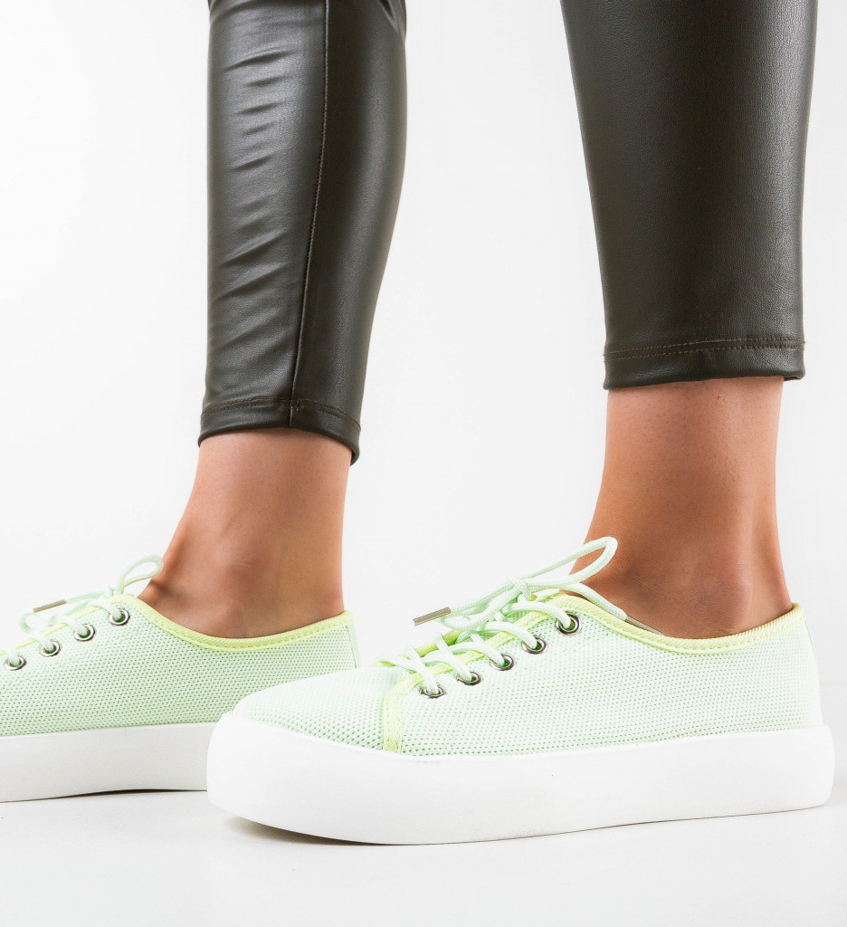 Sneakers Miruna Verzi - Confort și Stil - imagine 3