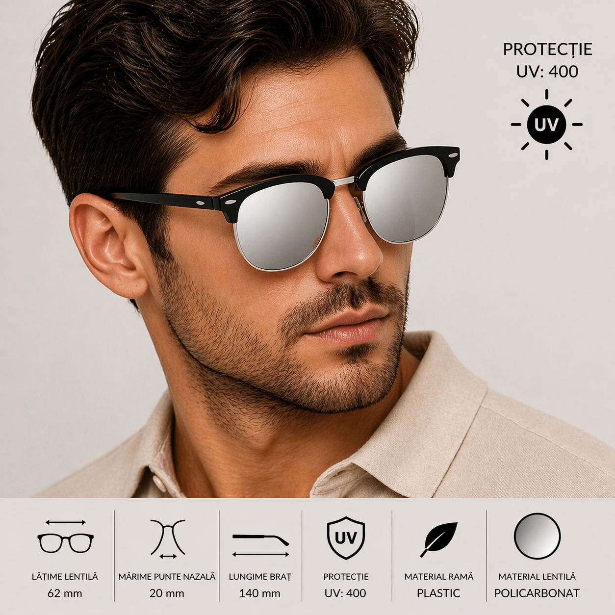 Ochelari Soare Picadili SG055 UV400 - imagine 3