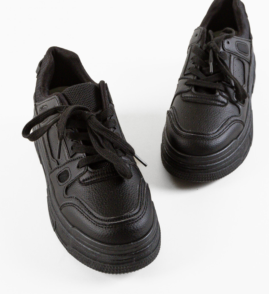 Sneakers Dama Sash Negri - Confort și Stil - imagine 5