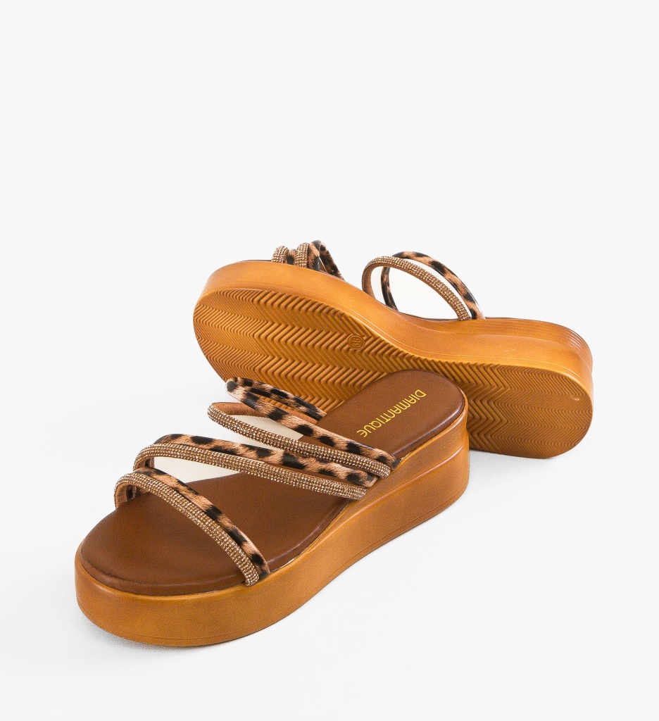 Papuci Dama Camel Confort & Eleganță - imagine 5