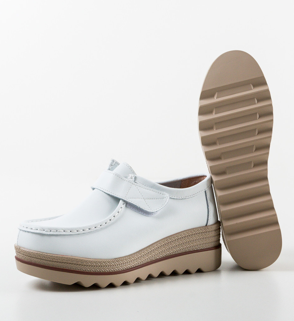 Pantofi Casual Albi Straif - Confort și Stil - imagine 7