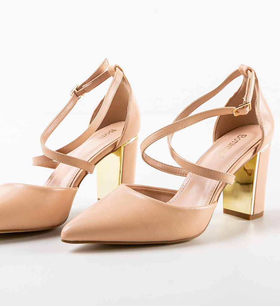 Pantofi Dama Lovell Nude | Eleganță și Stil - imagine 6