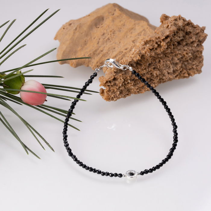 Brățară Eleganta Argint Negru | Maia Colt