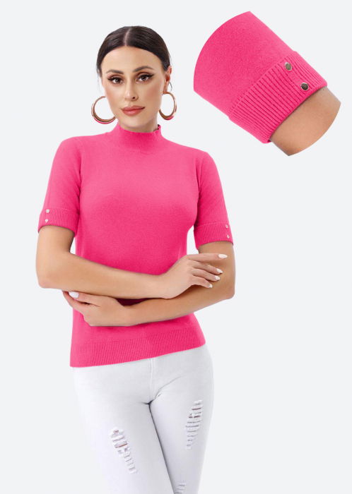 Pulover Elegant Fucsia Porta fortuna