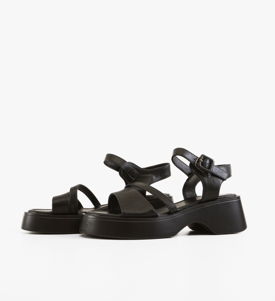 Sandale Dama Karynna Negre | Eleganță și Confort - imagine 4