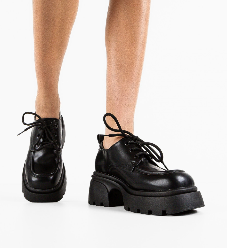 Pantofi Casual Tunysia Negri | Confort Zilnic - imagine 2