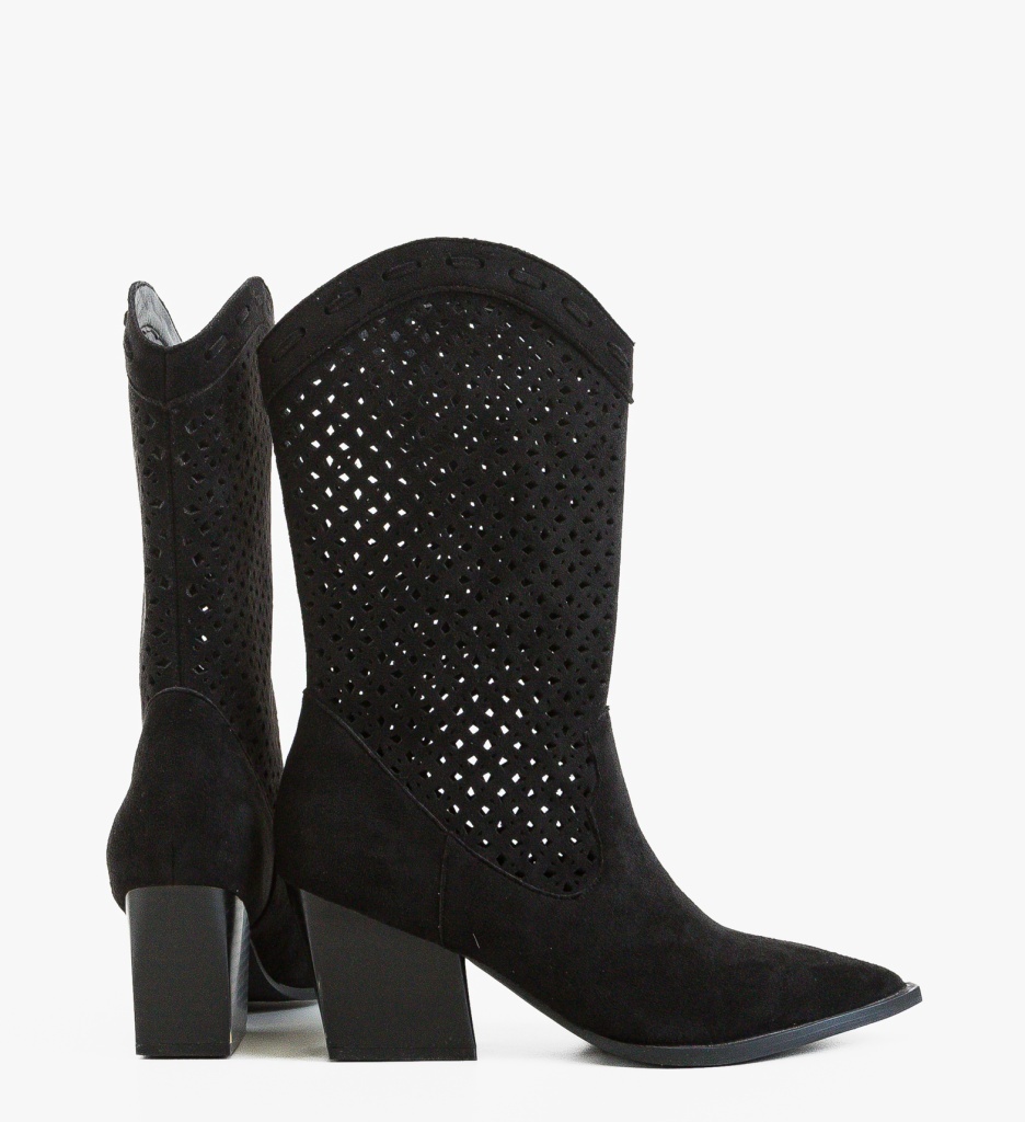 Cizme dama Yansy Negre Elegante - imagine 7