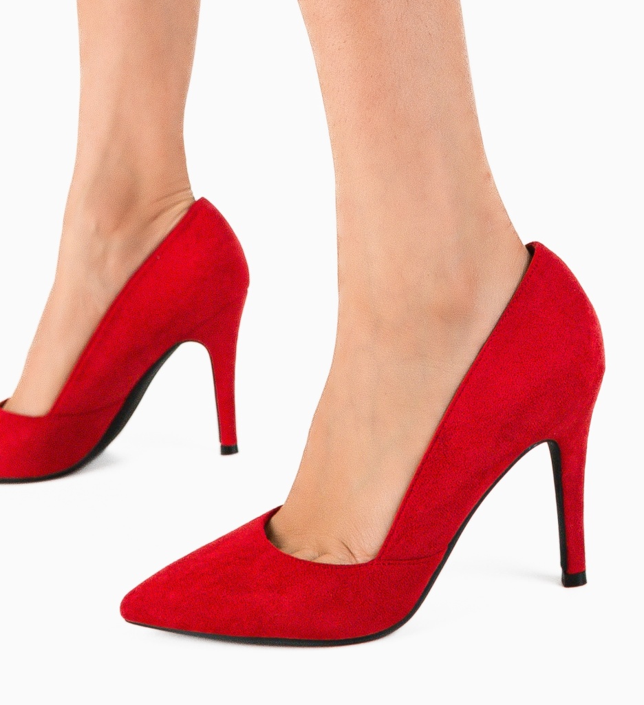 Pantofi Rosii cu Toc - Eleganță și Stil - imagine 4