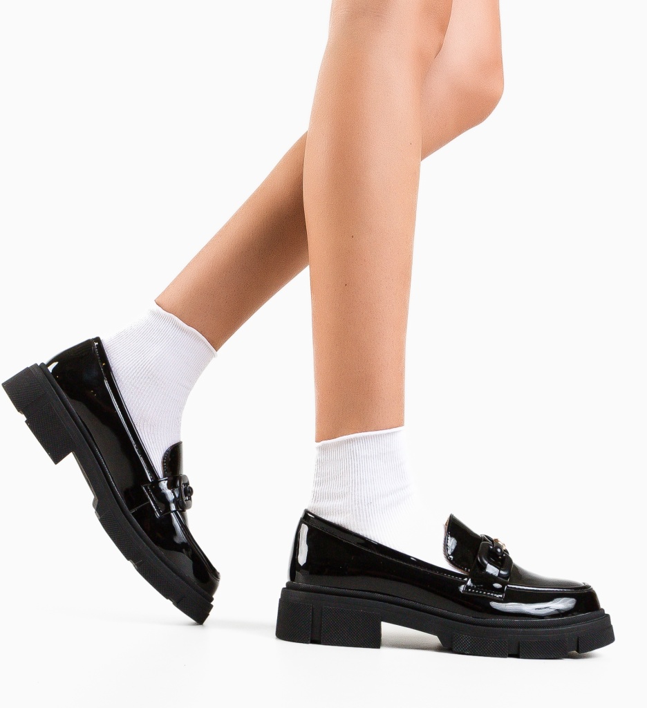 Pantofi Rochus Negri Casual - Confort și Stil - imagine 8
