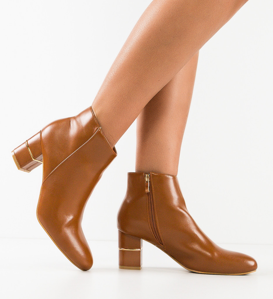 Botine Murray Camel | Eleganță și Confort - imagine 4
