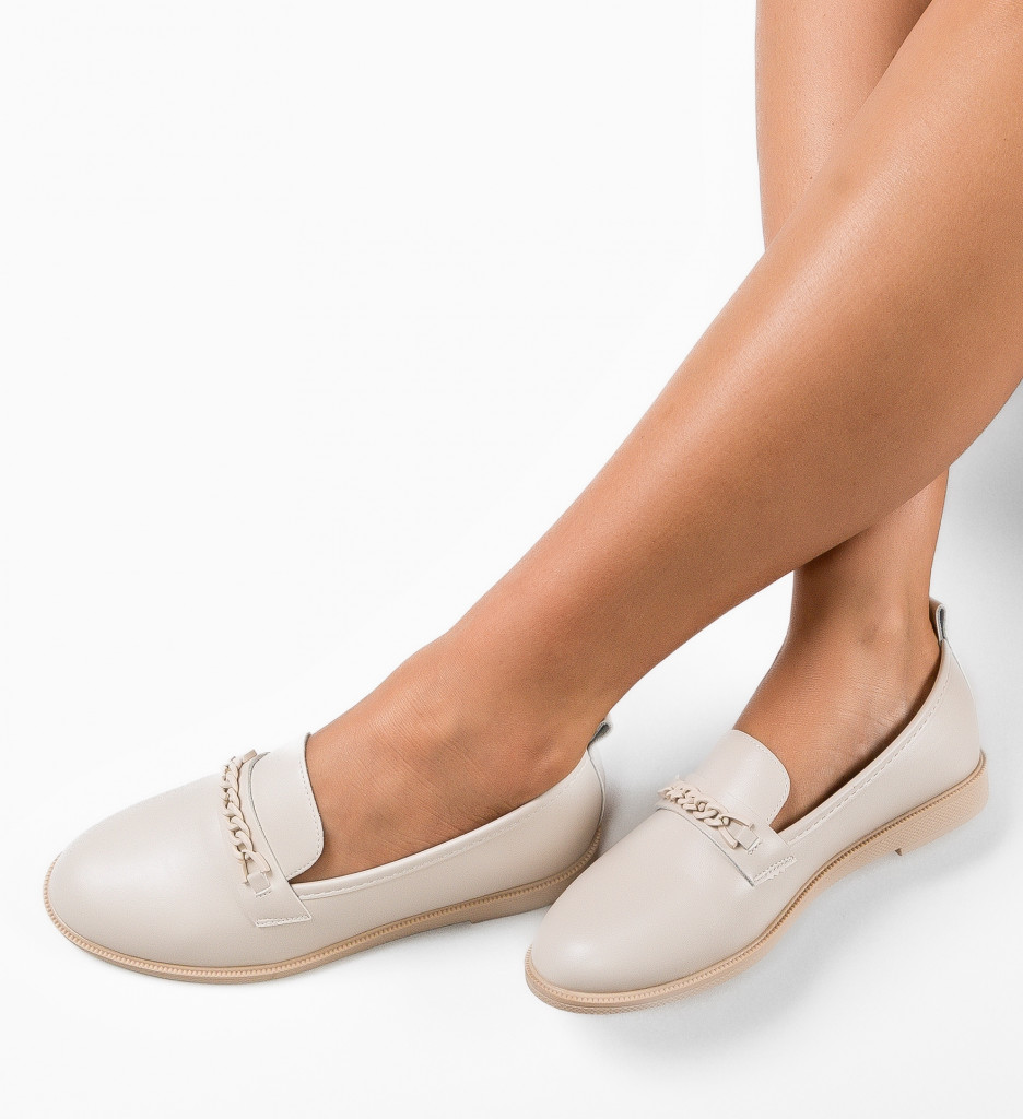 Pantofi Casual Kalanz Bej - Confort și Stil - imagine 2