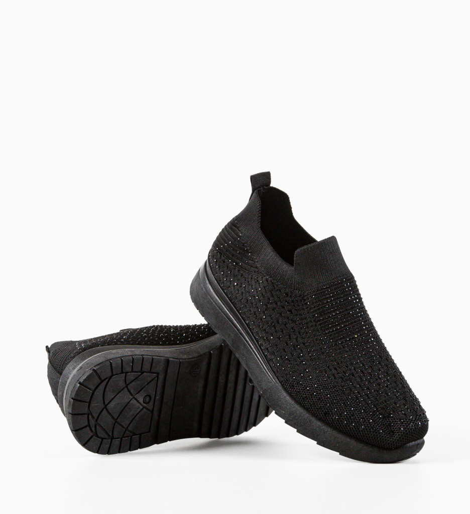 Sneakers dama Reach Negru | Confort Stilat - imagine 6