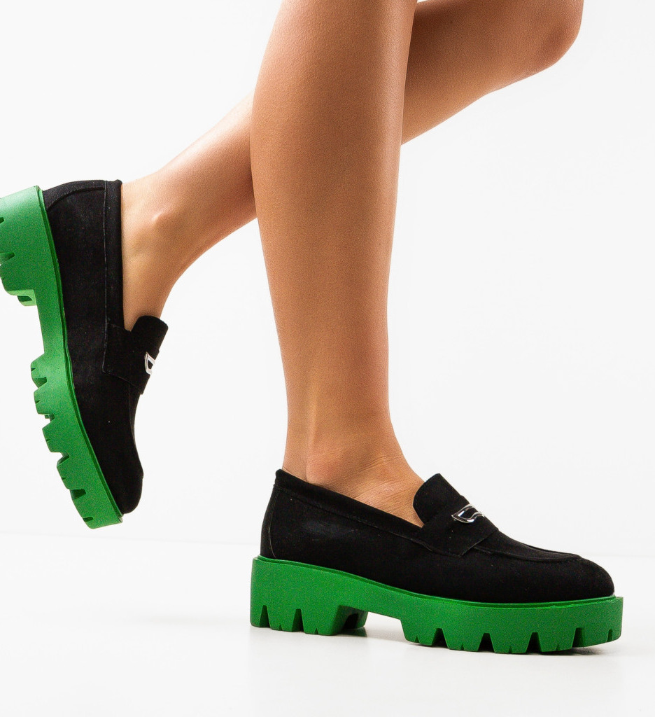 Pantofi Beikrols Negri | Casual & Eleganți - imagine 3
