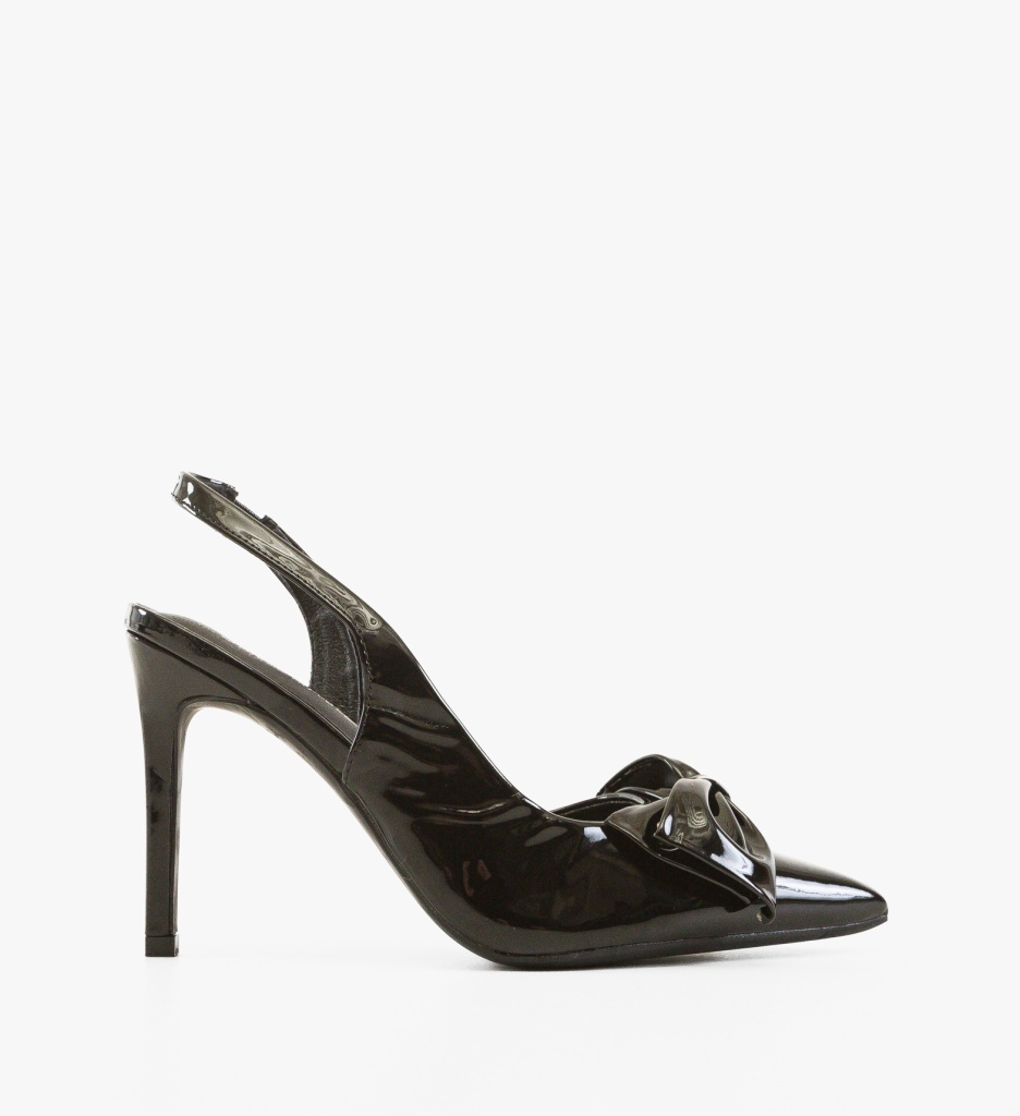 Pantofi Stiletto Dama Ebysyna Negri Eleganți - imagine 6