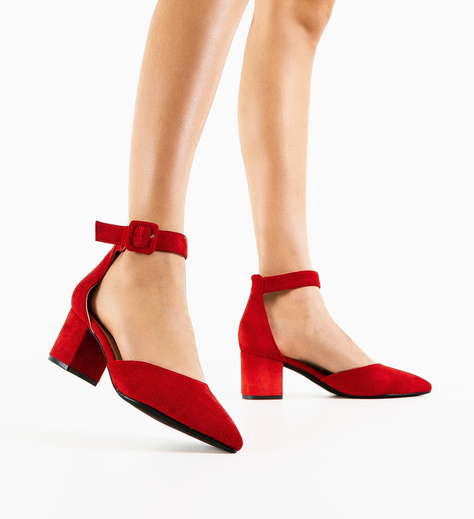 Pantofi Anerose Rosii - Eleganță și Stil - imagine 4