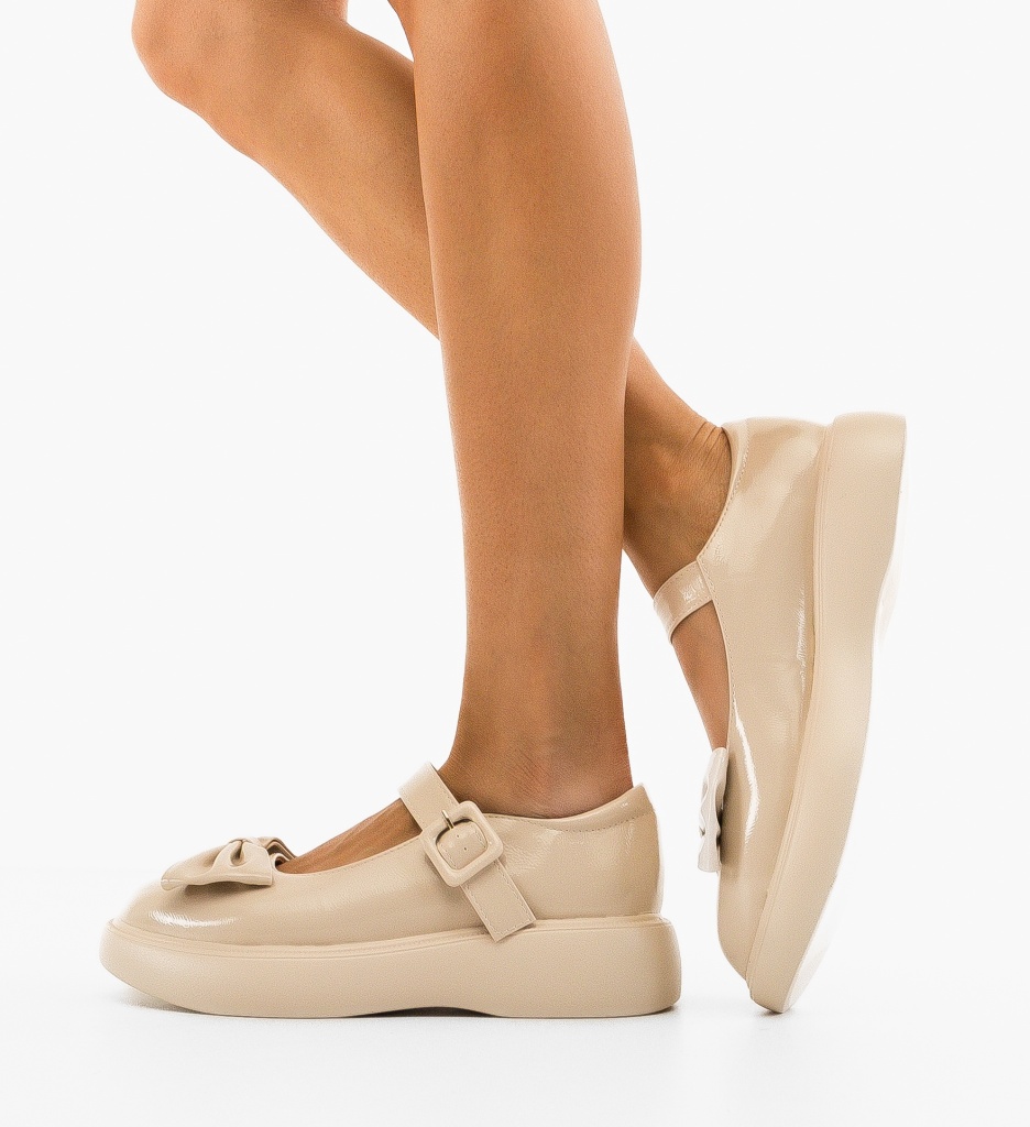 Pantofi Casual Melkior Bej - Confort și Stil - imagine 3