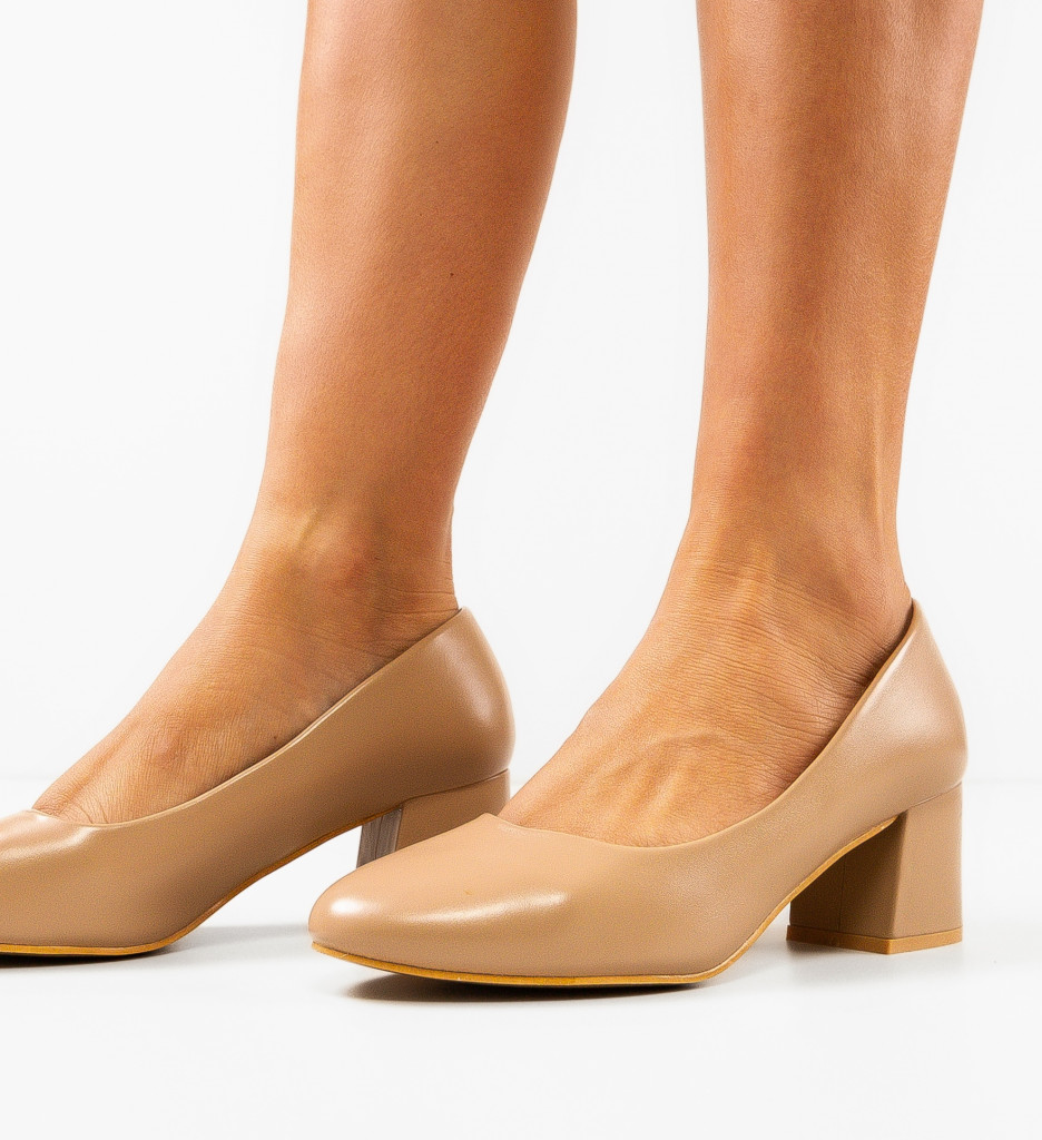 Pantofi Dama Cobb Nude - Eleganță și Confort - imagine 3