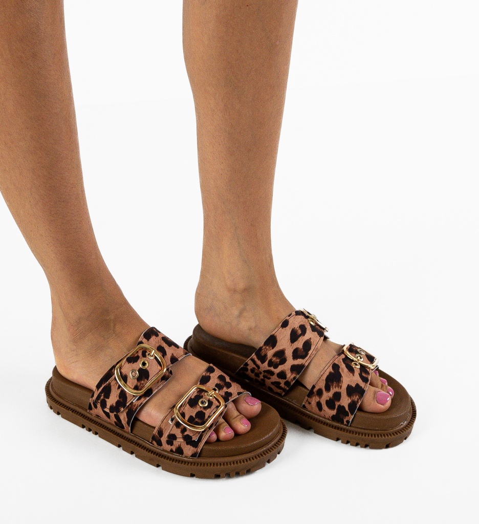 Papuci Dama Panpro Print 2 - Confort și Stil - imagine 7