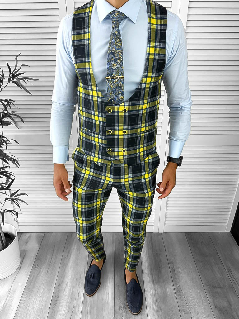 Compleu Barbati Vesta si Pantaloni Elegant