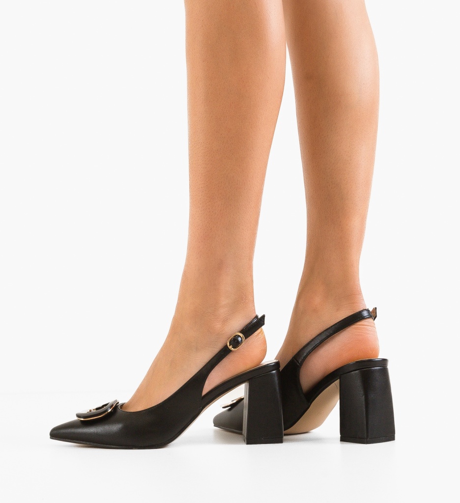 Pantofi Stayky Negri - Eleganță și Stil - imagine 4