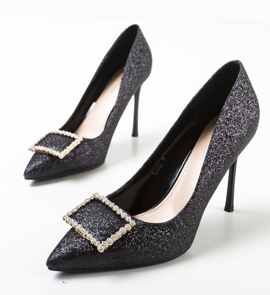 Pantofi Laruta Negri - Eleganță și Stil - imagine 7