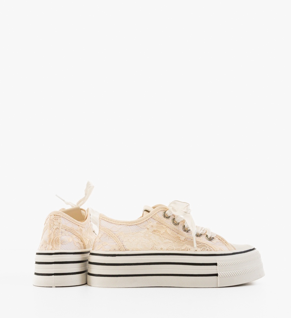 Sneakers Dantek Bej - Confort și Stil - imagine 3