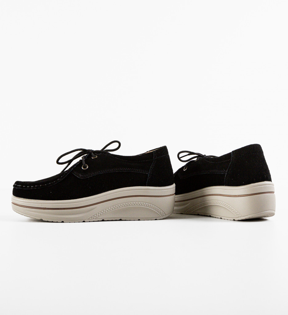 Pantofi Casual Auron Negri - Confort și Stil - imagine 6