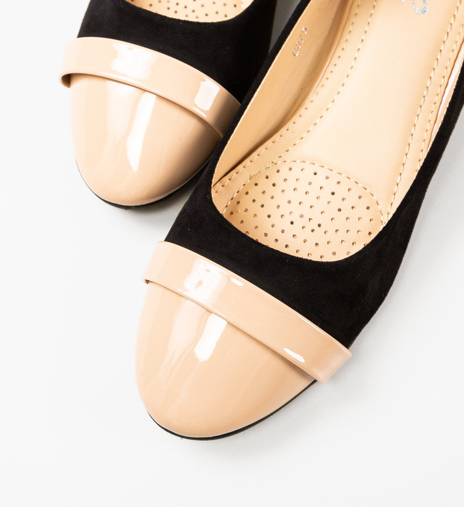 Pantofi Heme Negri cu Toc - Eleganță și Stil - imagine 8