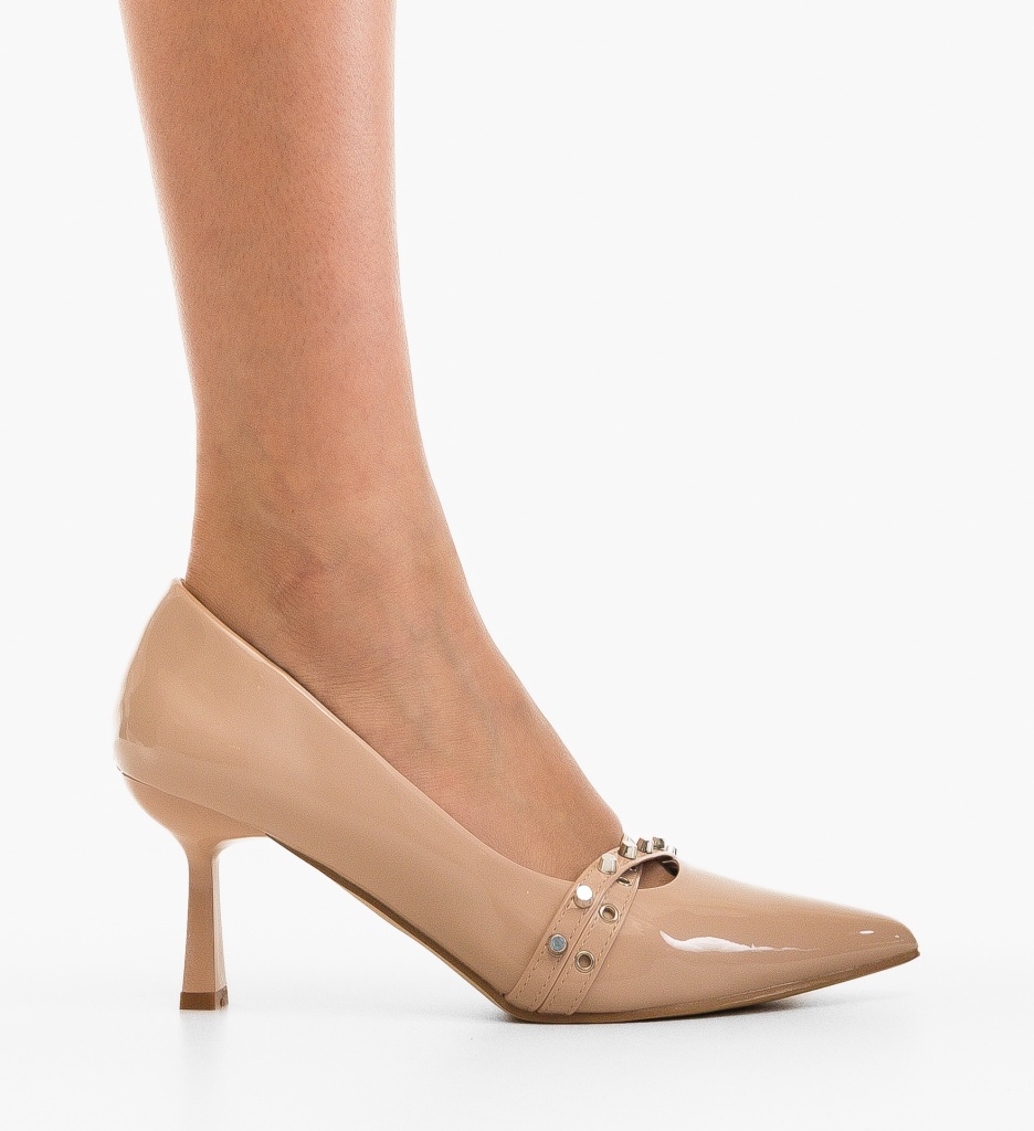 Pantofi Toc Mislav Nude - Eleganță Asigurată - imagine 5