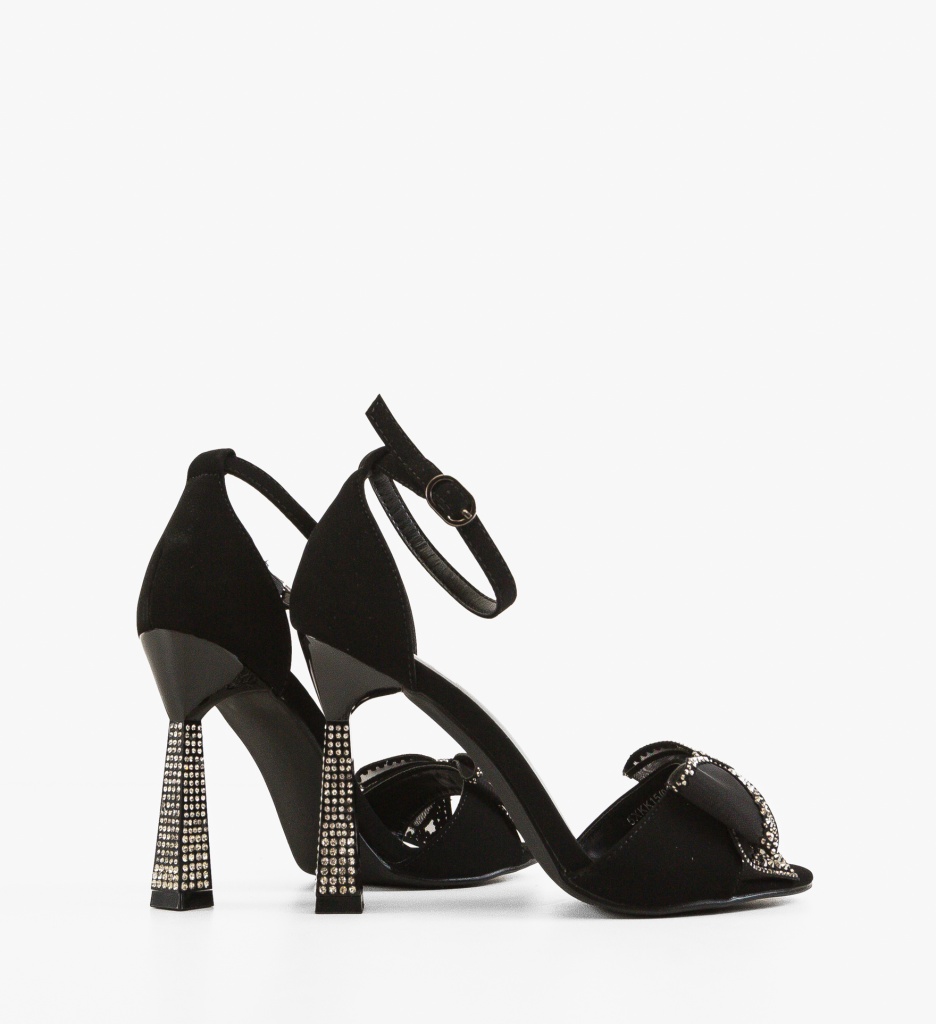 Sandale cu Toc Farme Negre | Eleganță Maximă - imagine 3
