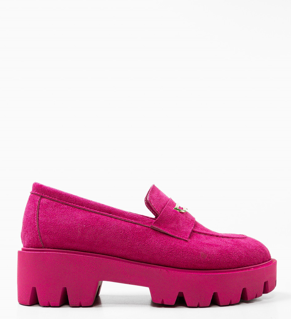 Pantofi Casual Beikrols Fuchsia - Confort și Stil - imagine 4