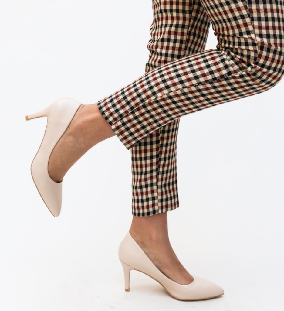 Pantofi Cheloo Bej - Toc elegant și confortabil
