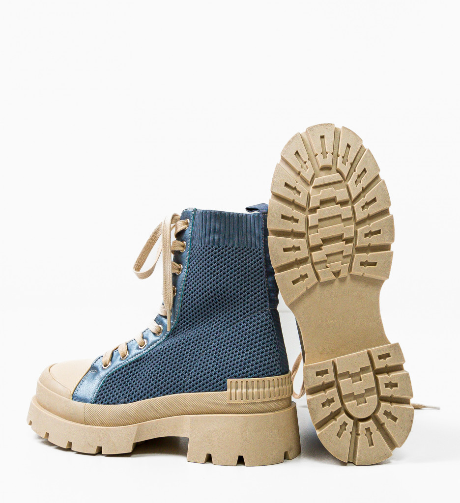 Ghete Dama Marco Albastre - Stil & Confort - imagine 8