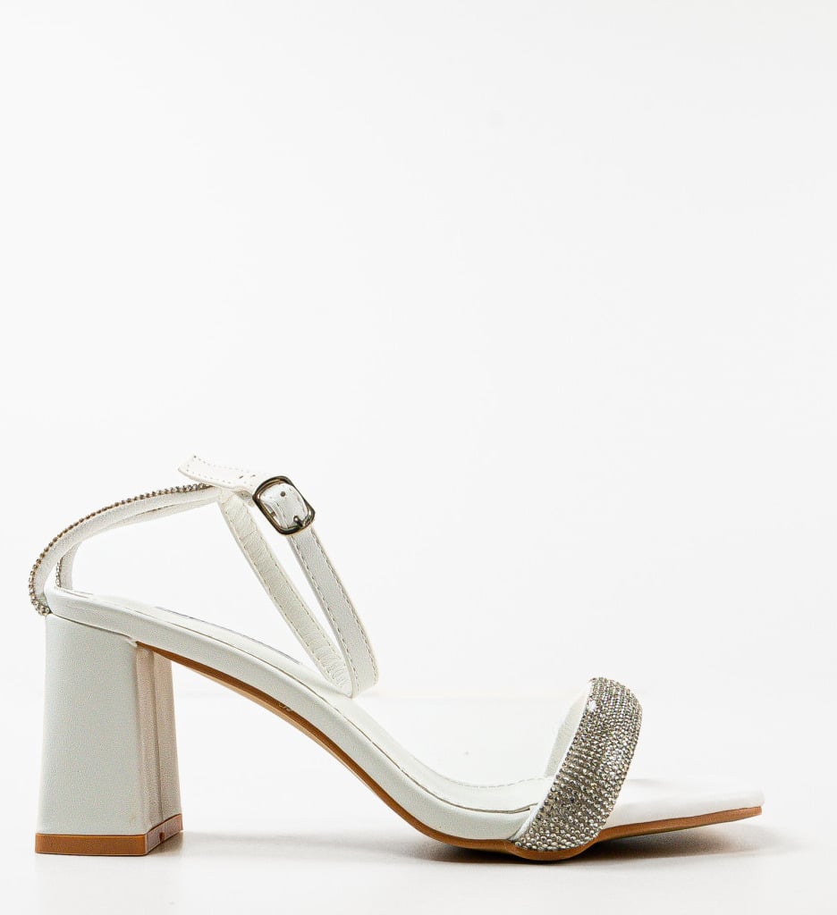 Sandale Toc Aqsa Albe | Elegante - imagine 10