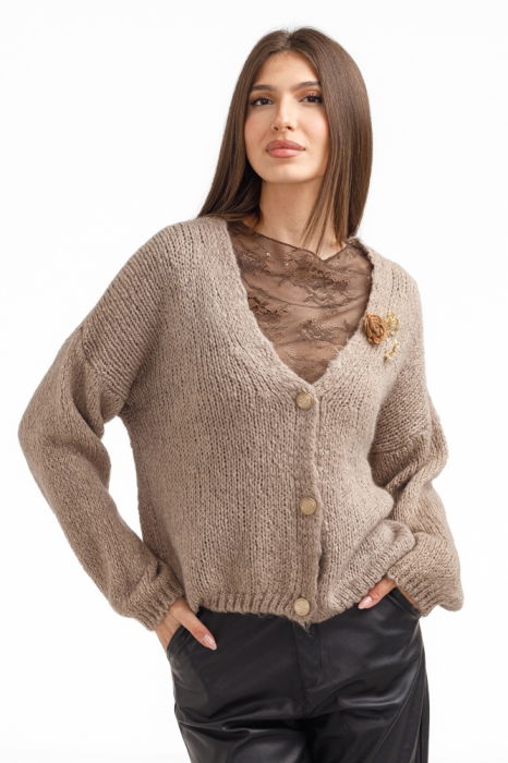 Cardigan Lana & Mohair Shopika - Eleganță Casual Chic