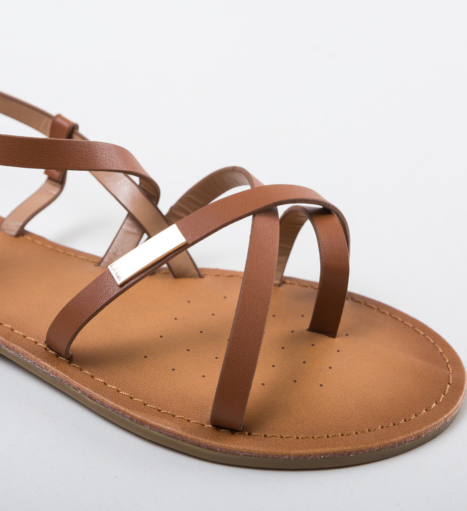 Sandale Akare Camel - Eleganță și Confort - imagine 5