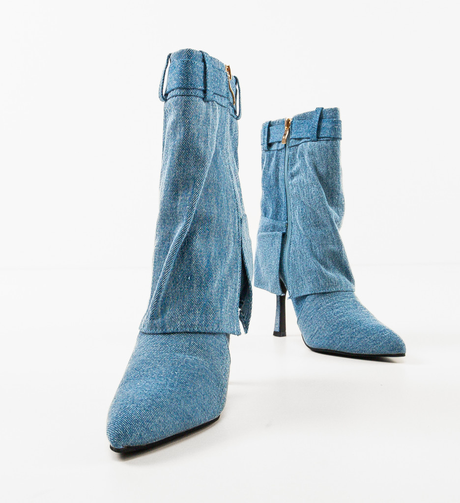Botine Dama Bastion Albastre - Stil și Confort - imagine 4