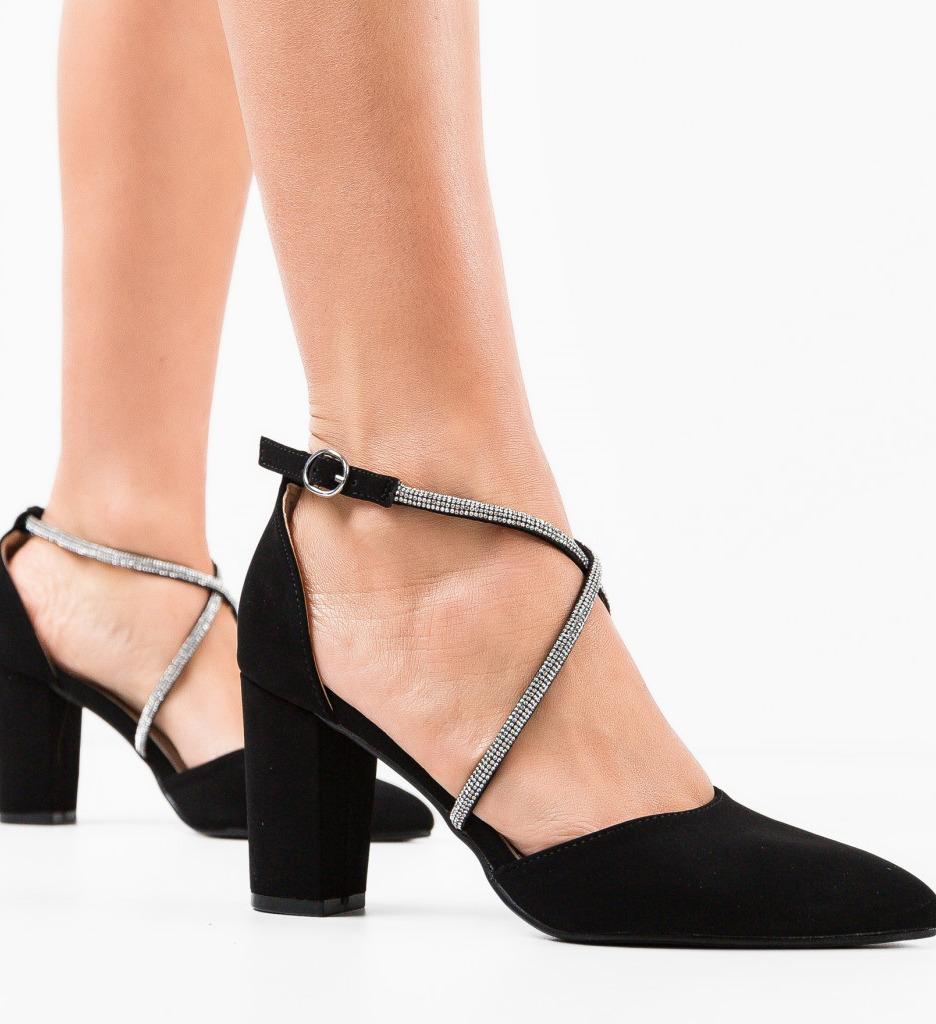 Pantofi Klamara Negri | Eleganță și Stil - imagine 3